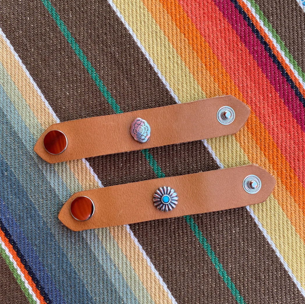 Leather Bandana Slide
