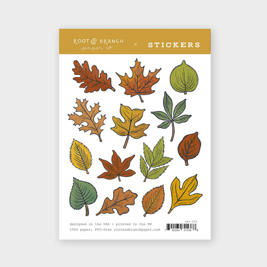 Leaves Sticker Sheet