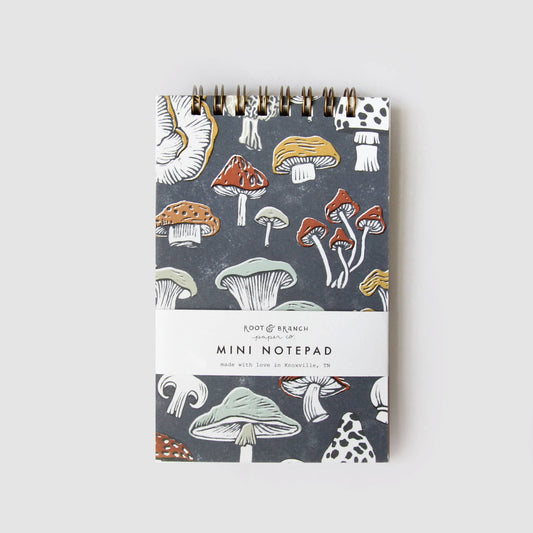 Mushroom & Fungi Mini Spiral Notepad