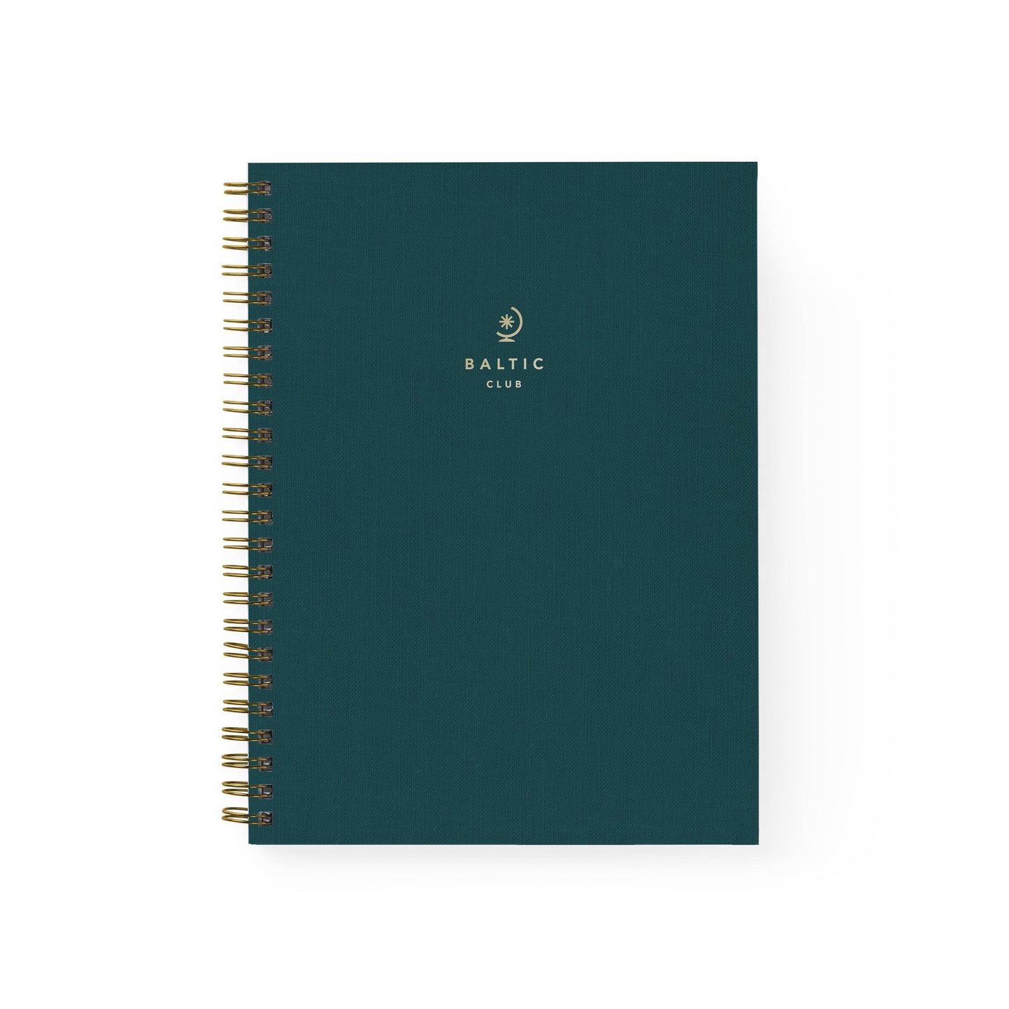Emerald Cloth Spiral Notebook
