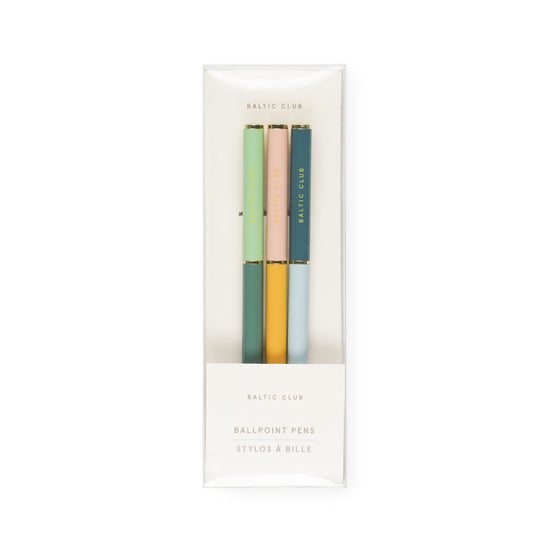 Botanica Metallic Ballpoint Set