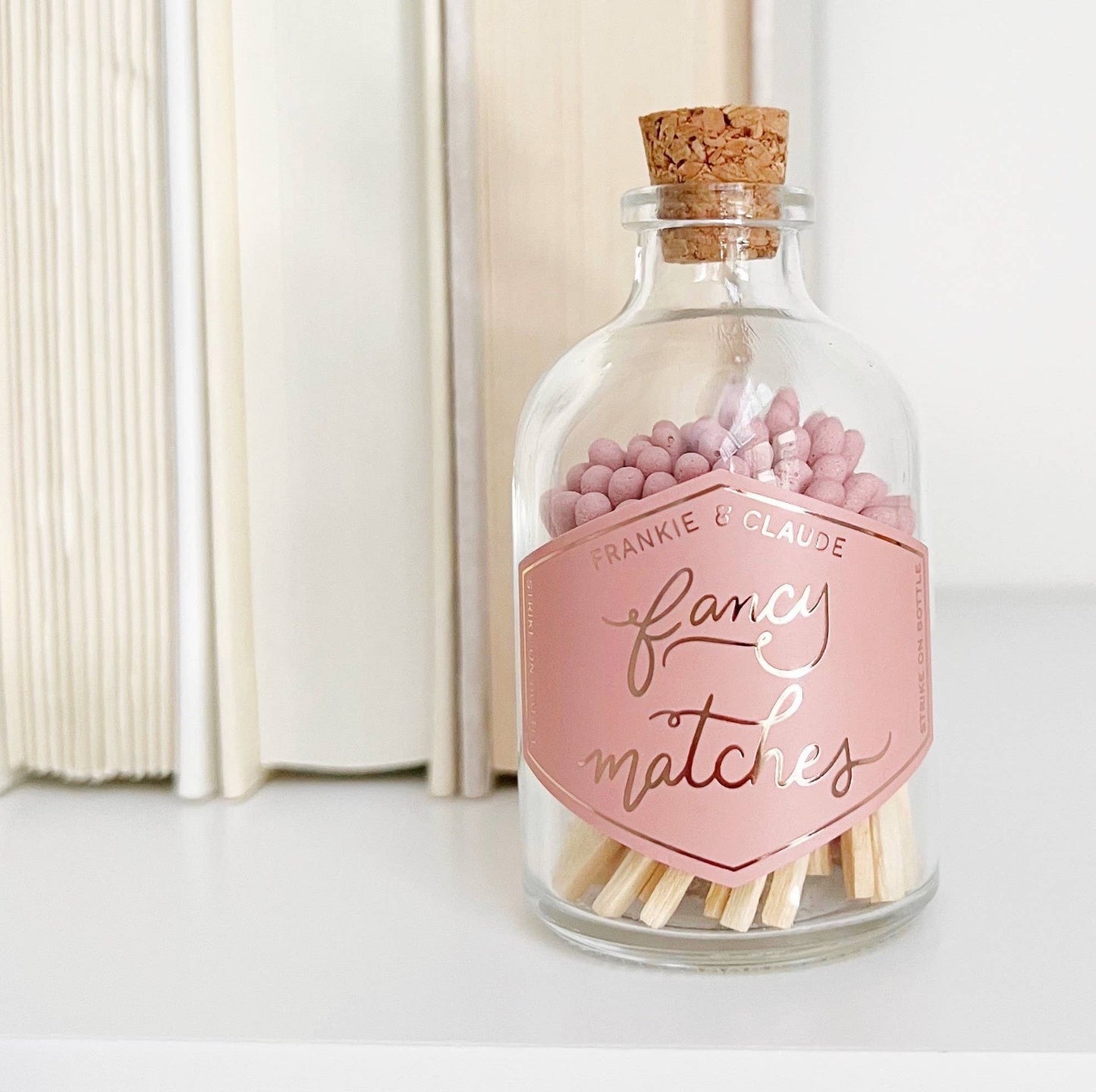 Rose Small Match Jar