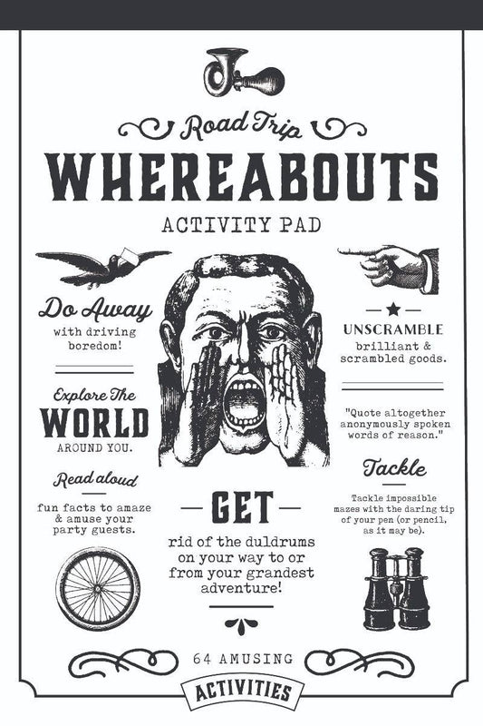Road Trip Whereabouts Activity Pad