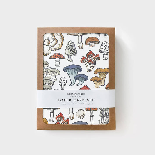 Mushroom & Fungi Boxed Card Set of 8