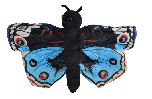 Blue Pansy Butterfly Stuffed Animal