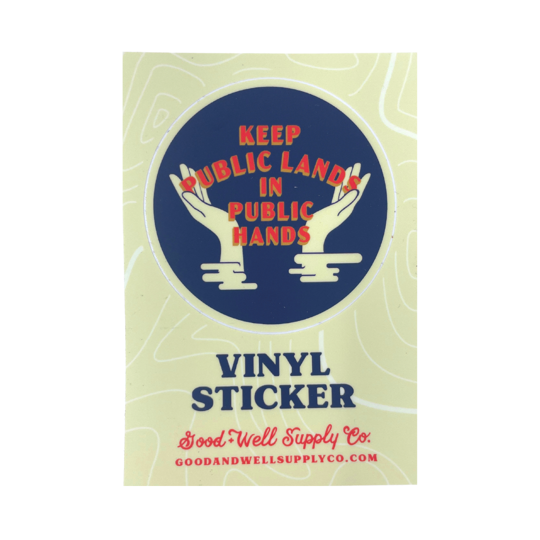 Keep Public Lands In Public Hands Vinyl Sticker