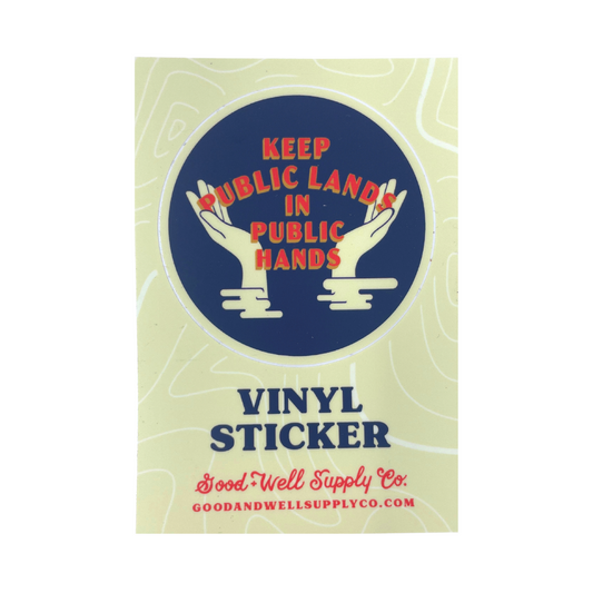 Keep Public Lands In Public Hands Vinyl Sticker