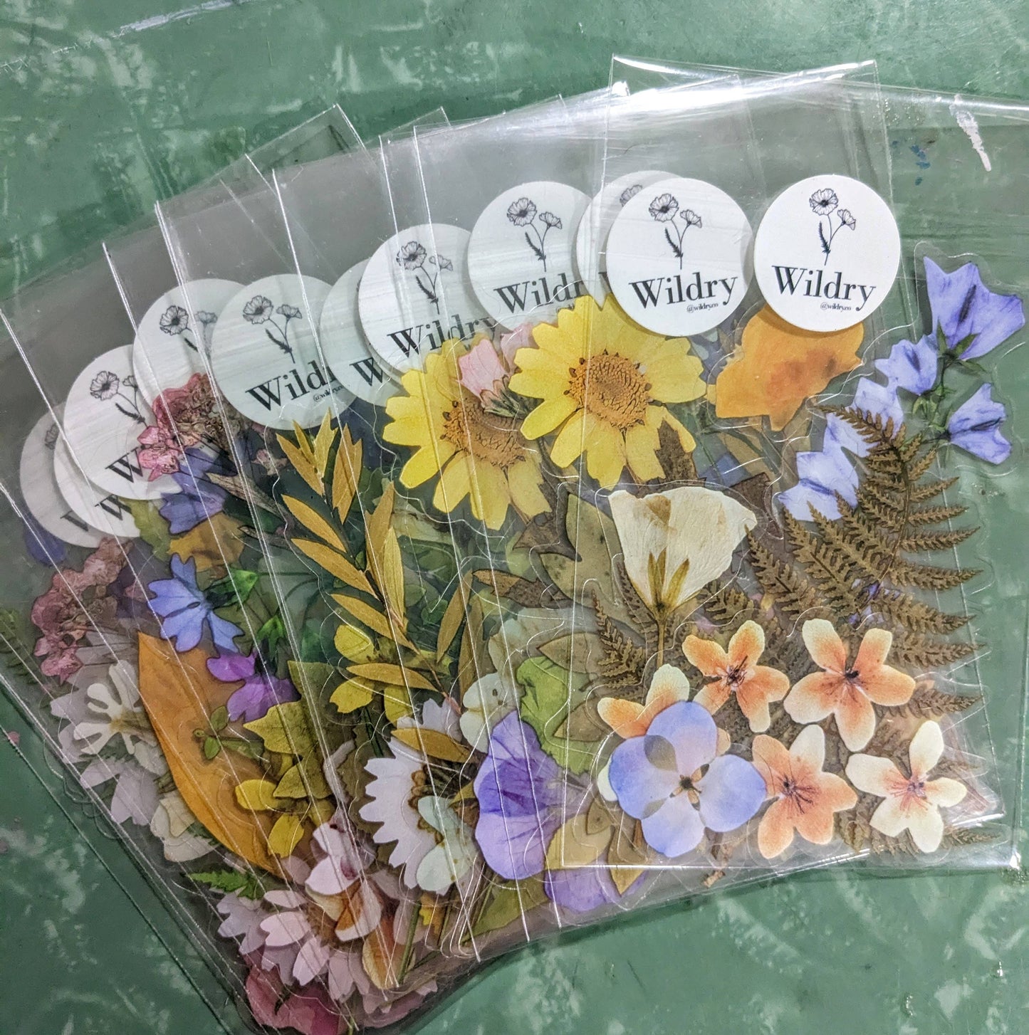 Pressed Flower Sticker Packs