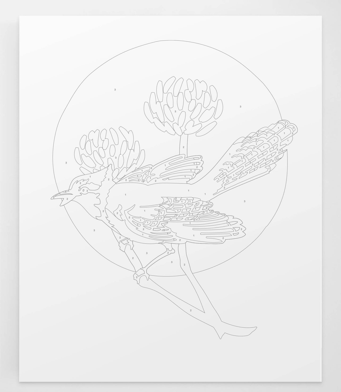 Spring Blue Jay | Modern Paint By Numbers Kit