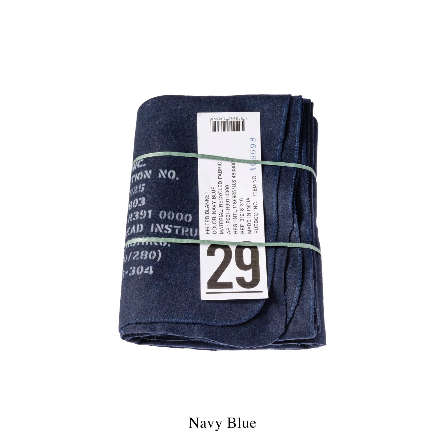 Felted Blanket Navy