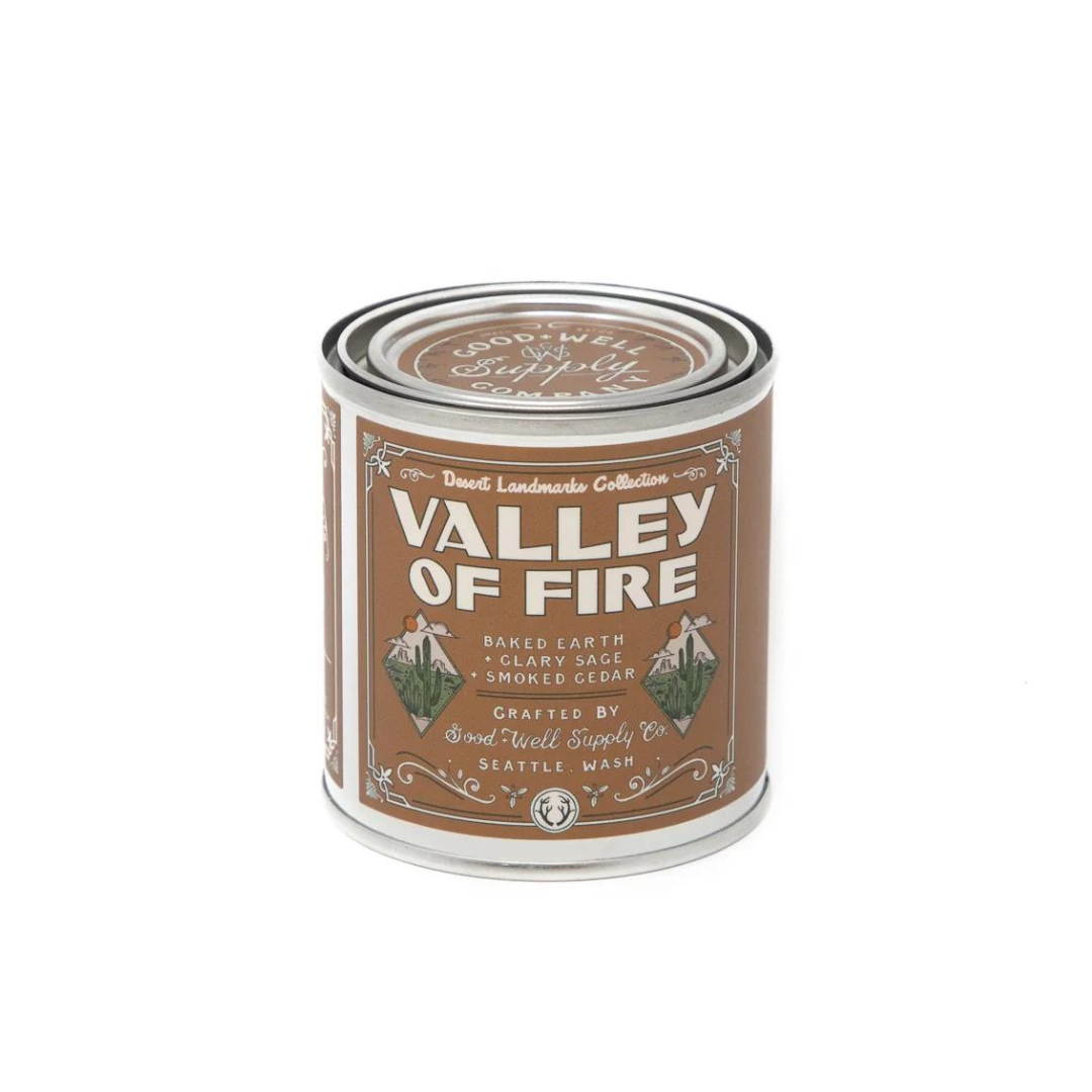 Valley of Fire Desert Landscapes Candle