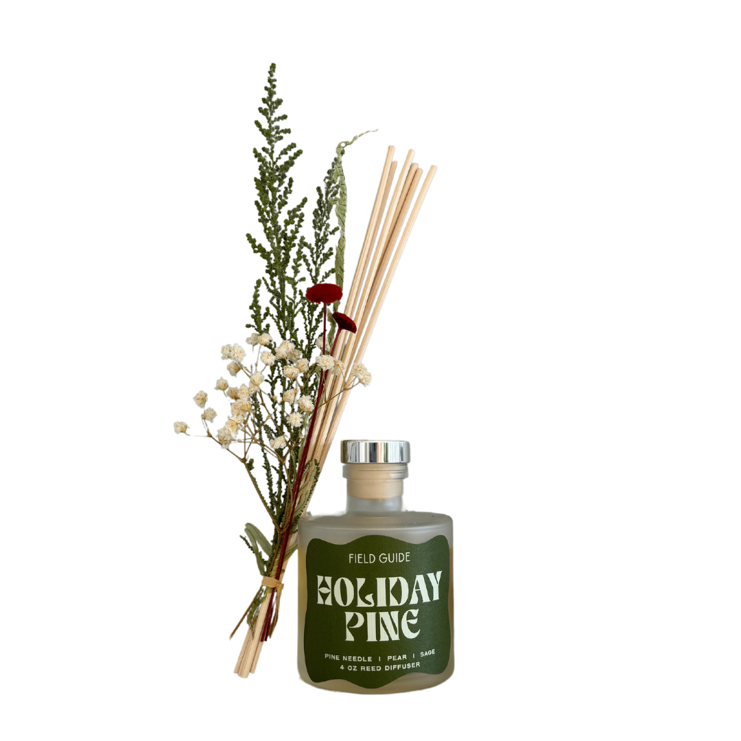 Holiday Pine Botanical Floral Reed Diffuser