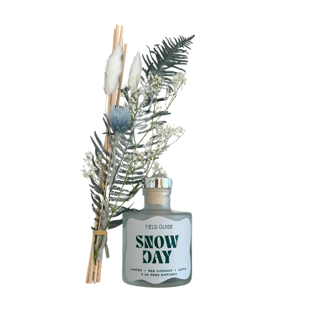 Snow Day Botanical Floral Reed Diffuser