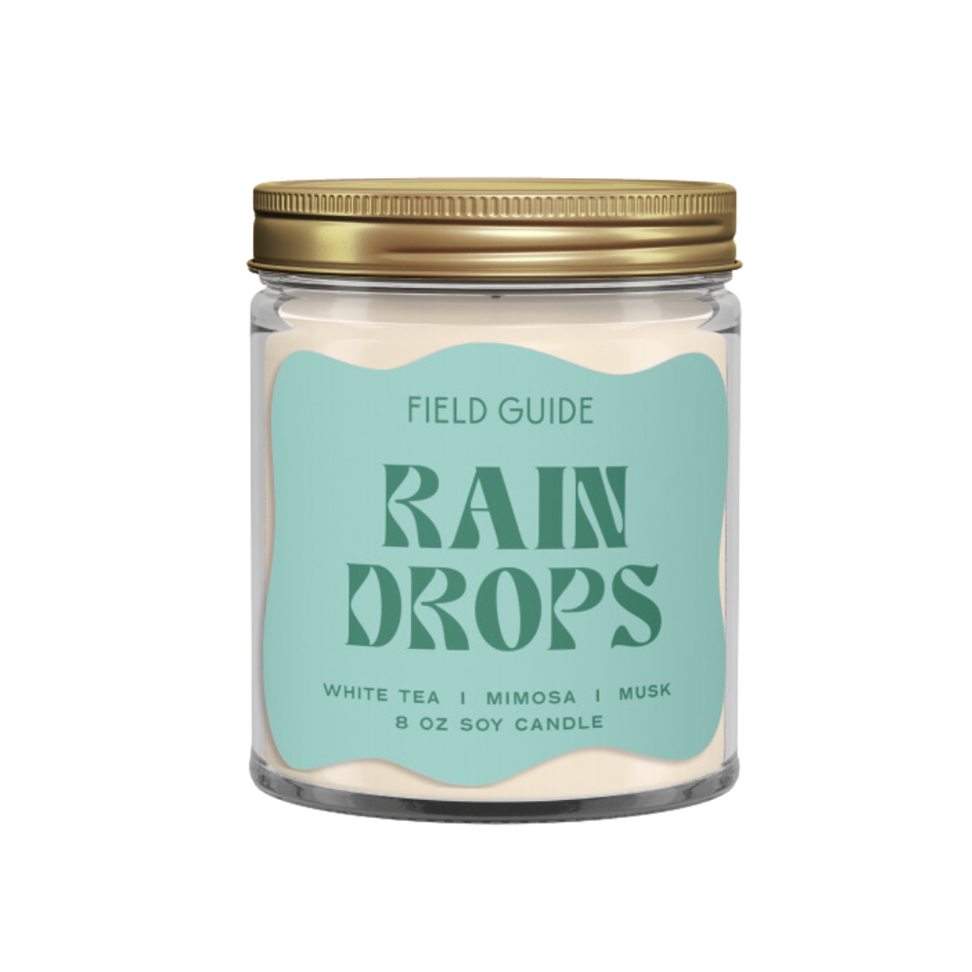 Rain Drops Soy Candle