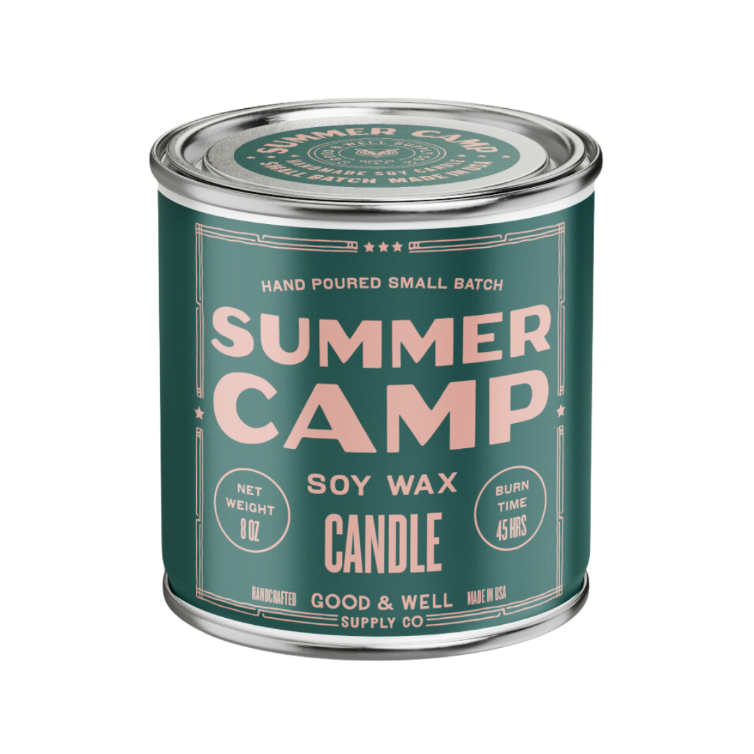 Summer Camp Happy Place Candle