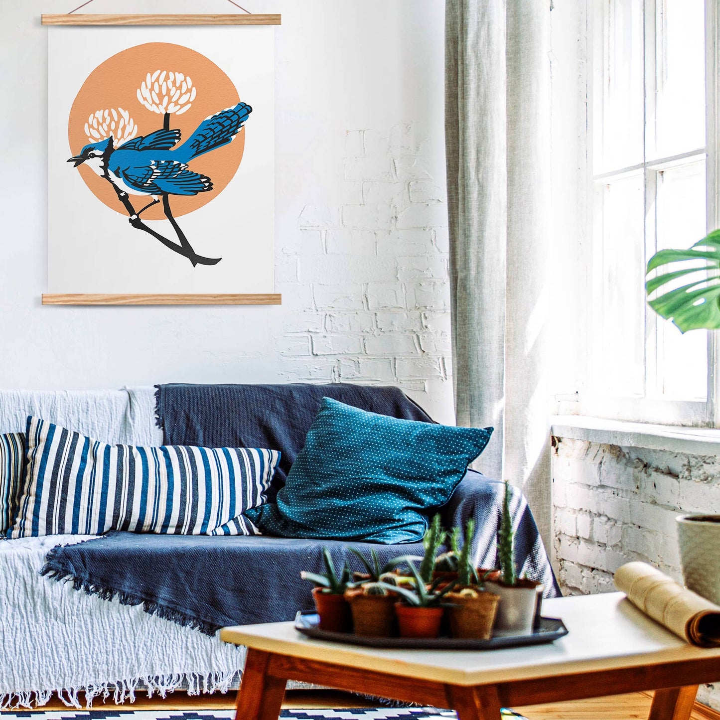 Spring Blue Jay | Modern Paint By Numbers Kit