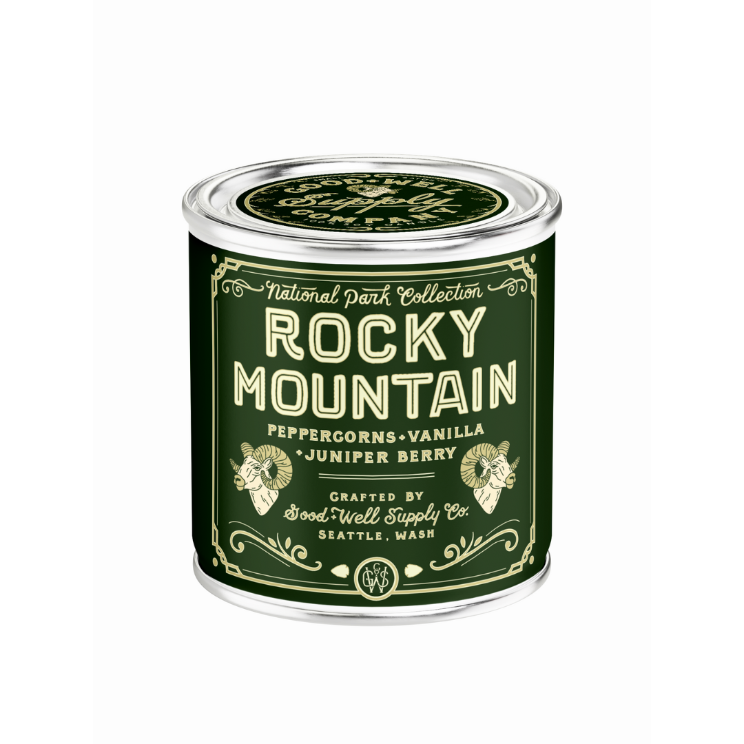 Rocky Mountain National Park Candle – Good & Well Supply Co.