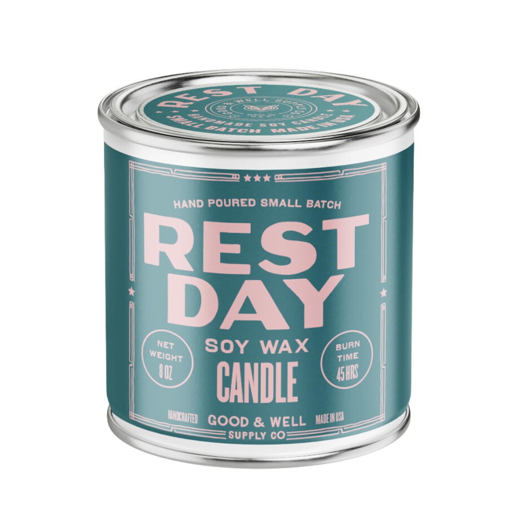 Rest Day Happy Place Candle