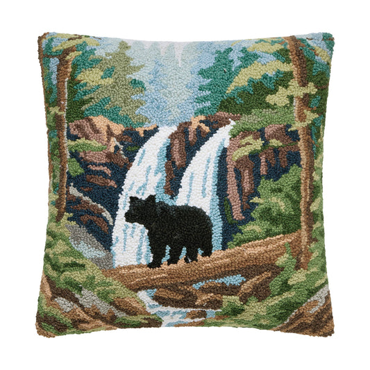 Forest Bear Hook Pillow