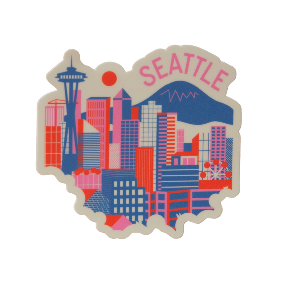 Seattle Skyline Sticker