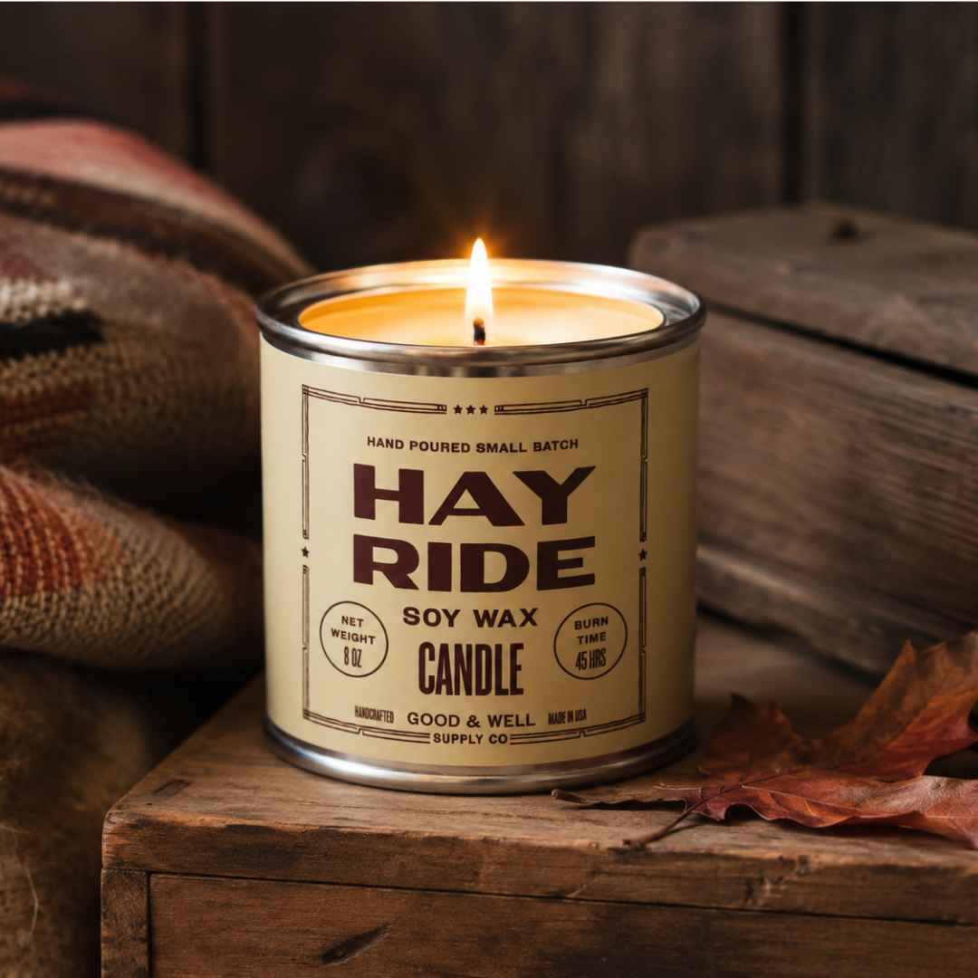 Hay Ride Soy Candle