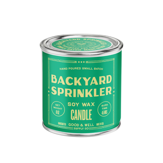 Backyard Sprinkler Soy Candle