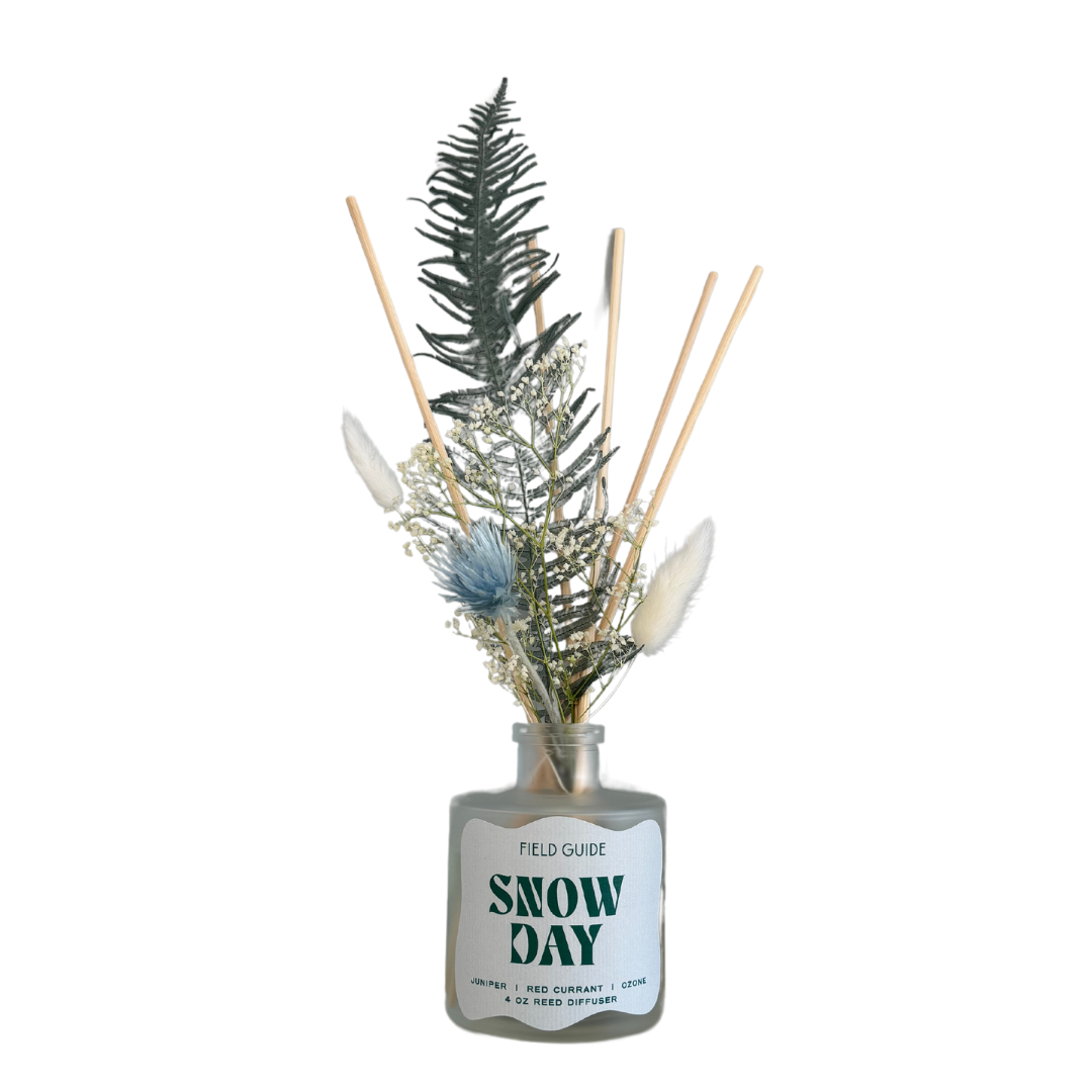 Snow Day Botanical Floral Reed Diffuser