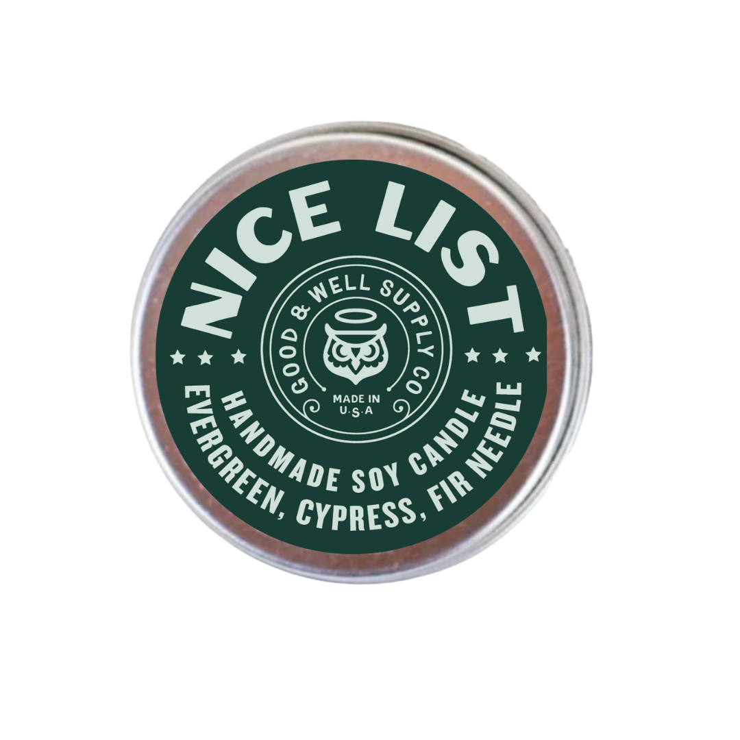 Nice List Mini Candle