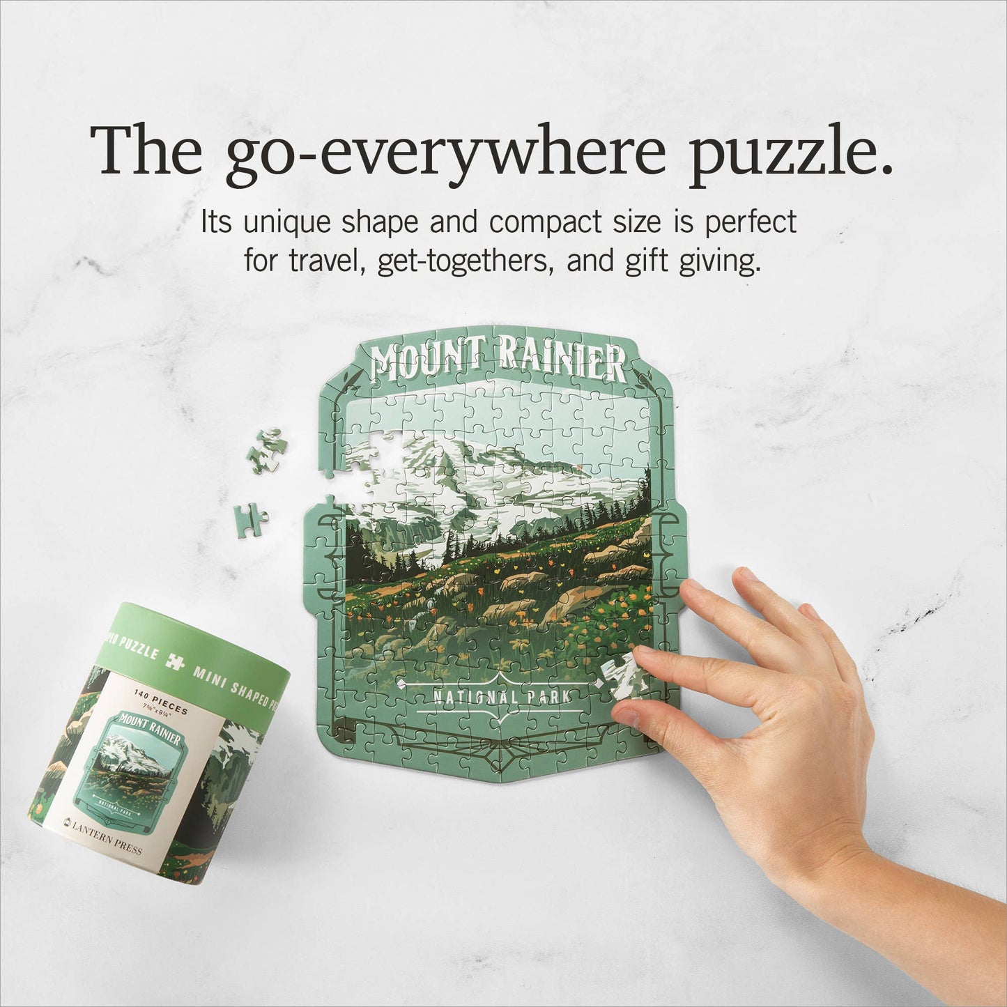Mount Rainier National Parks Mini Puzzle