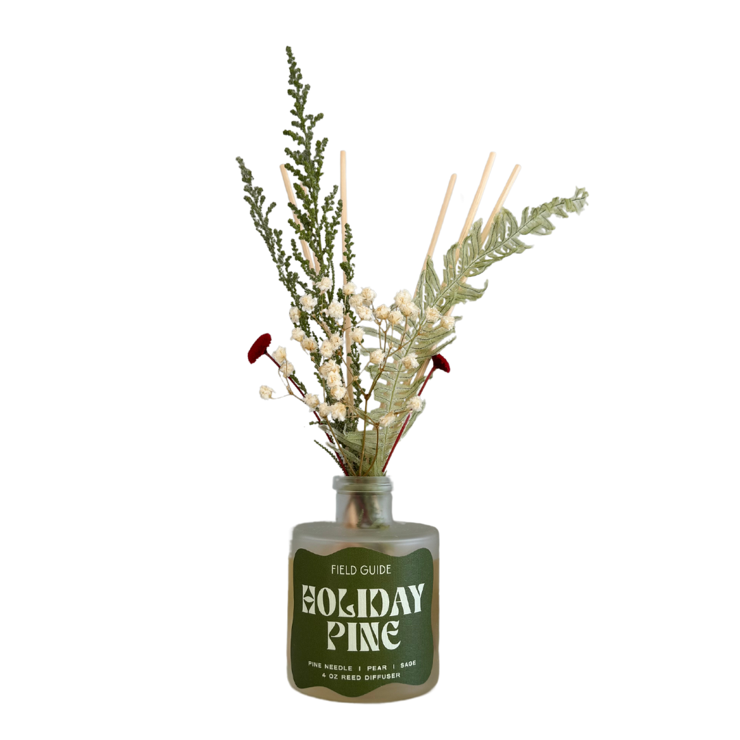 Holiday Pine Botanical Floral Reed Diffuser