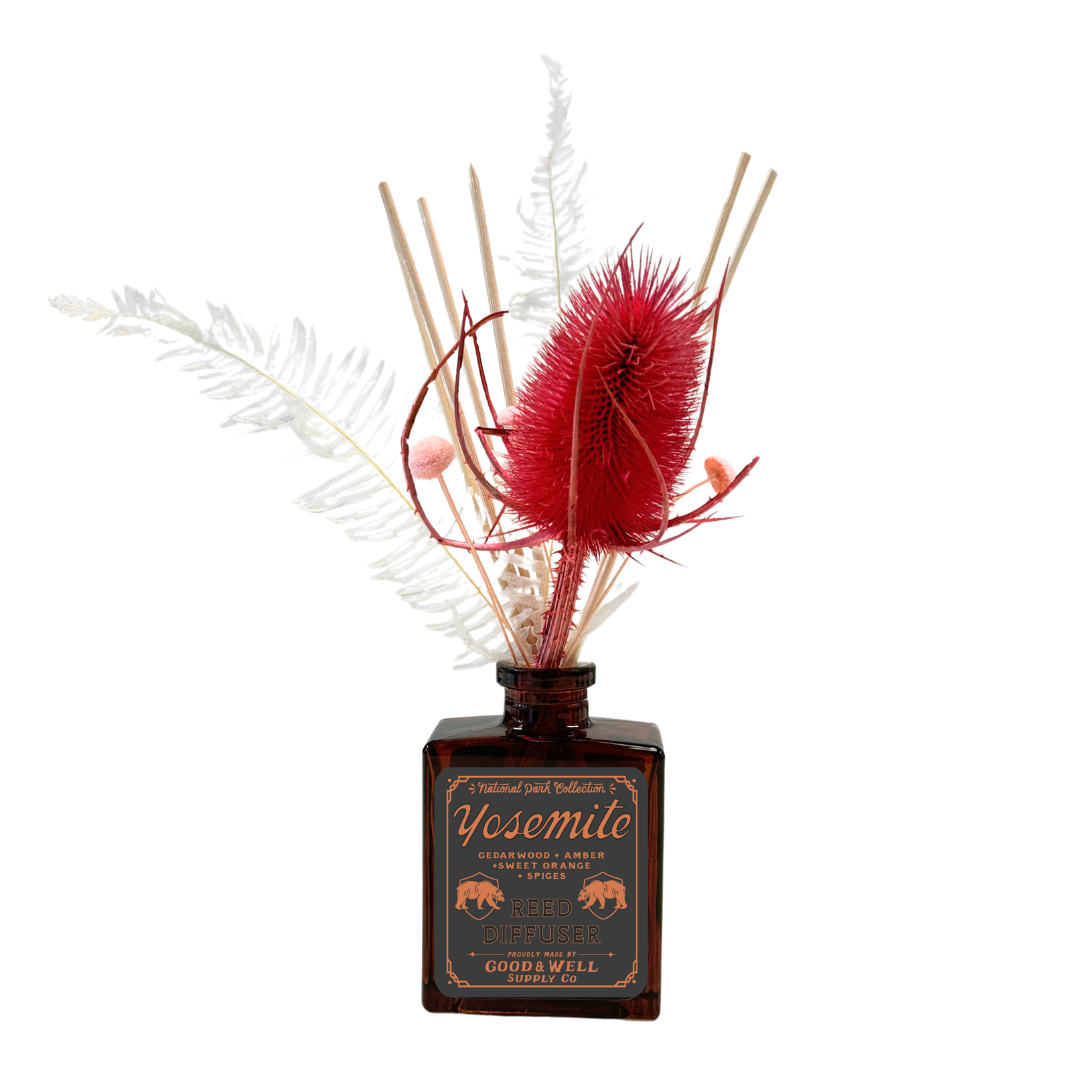 Yosemite National Park Floral Reed Diffuser