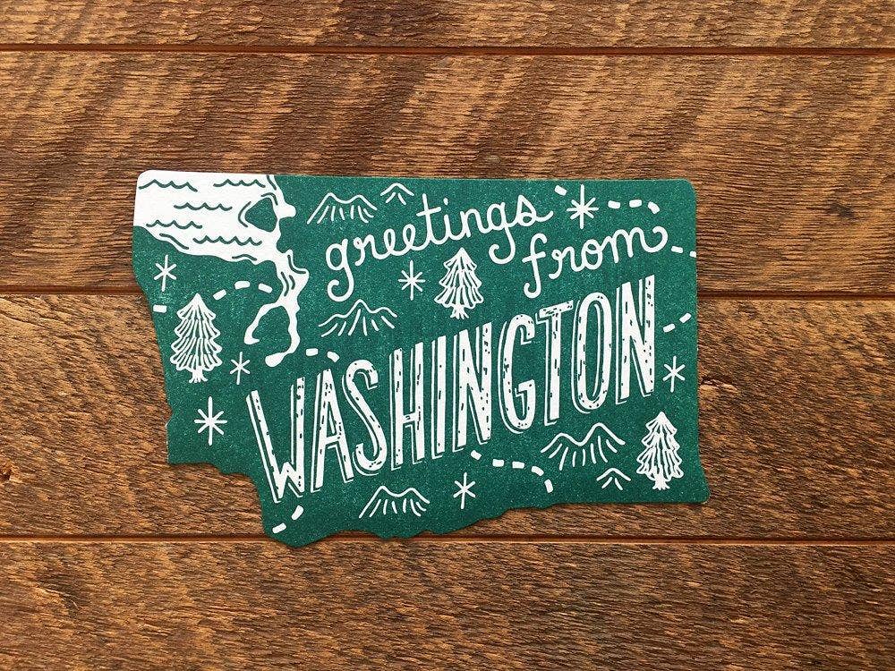 Washington Postcard – Good & Well Supply Co