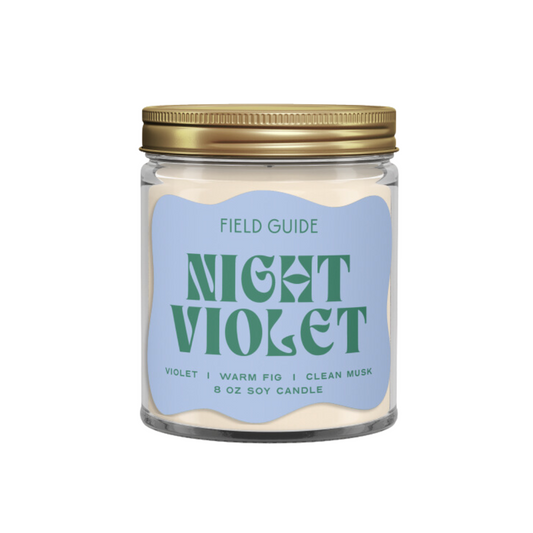 Night Violet Soy Candle