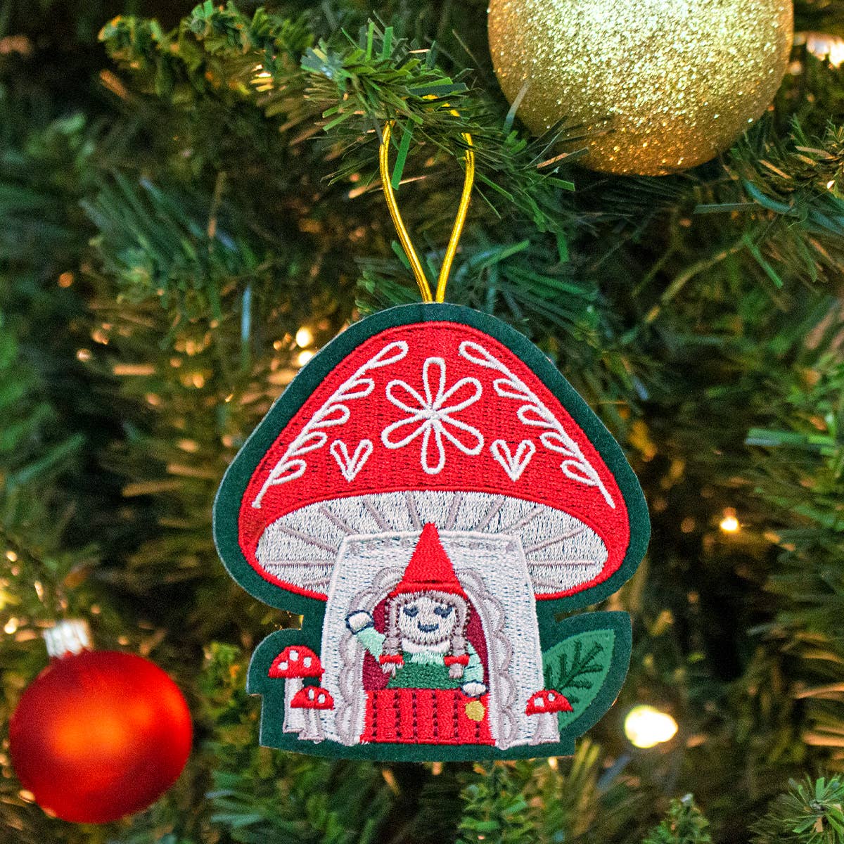 Gnome Home Ornament