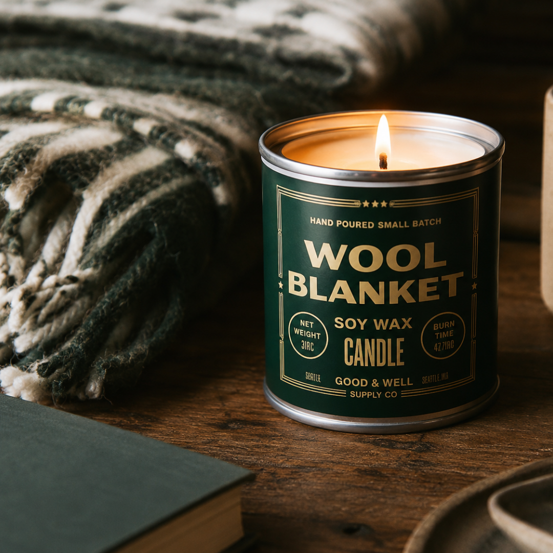 Wool Blanket Soy Candle
