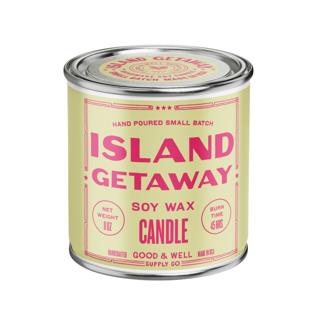 Island Getaway Happy Place Candle