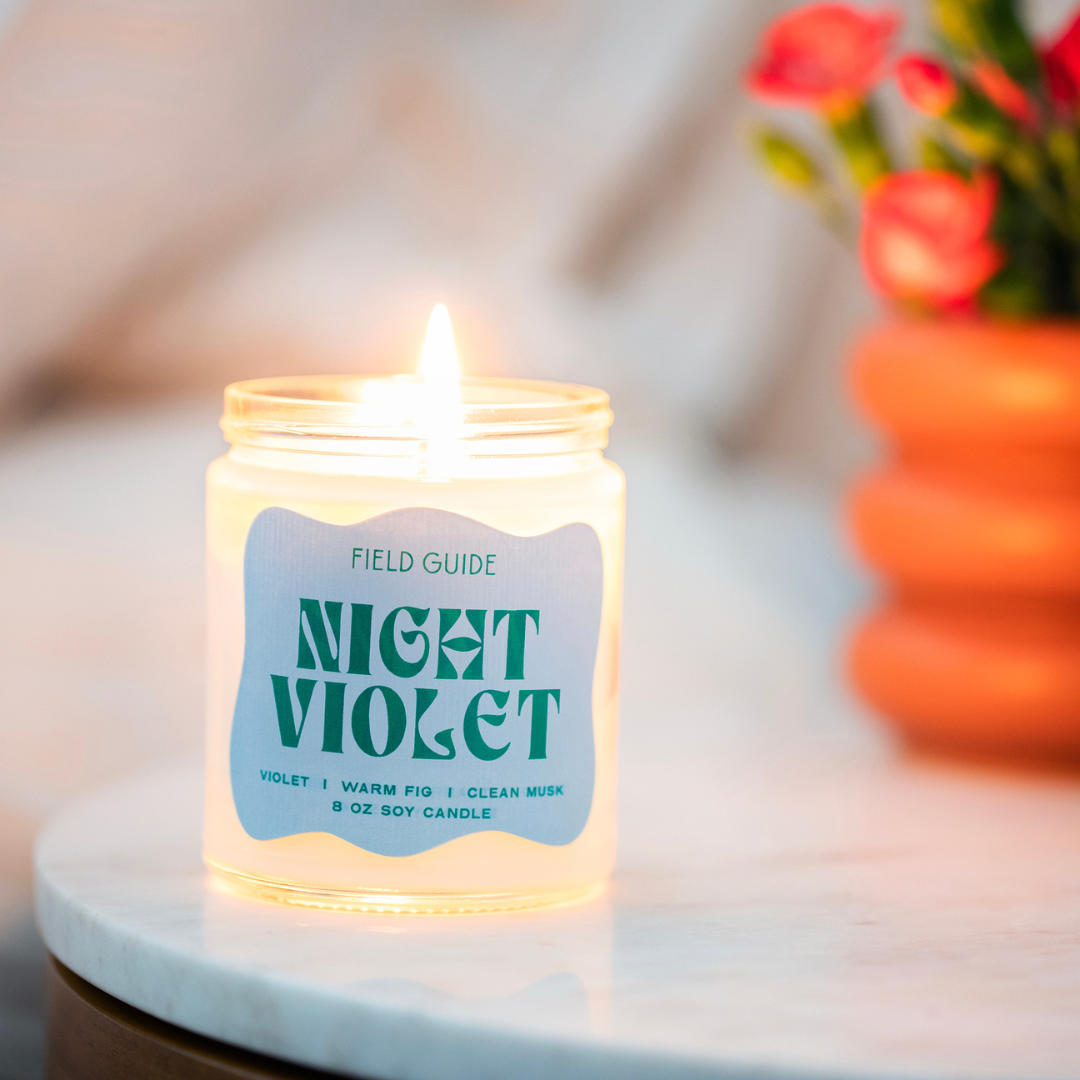 Night Violet Soy Candle