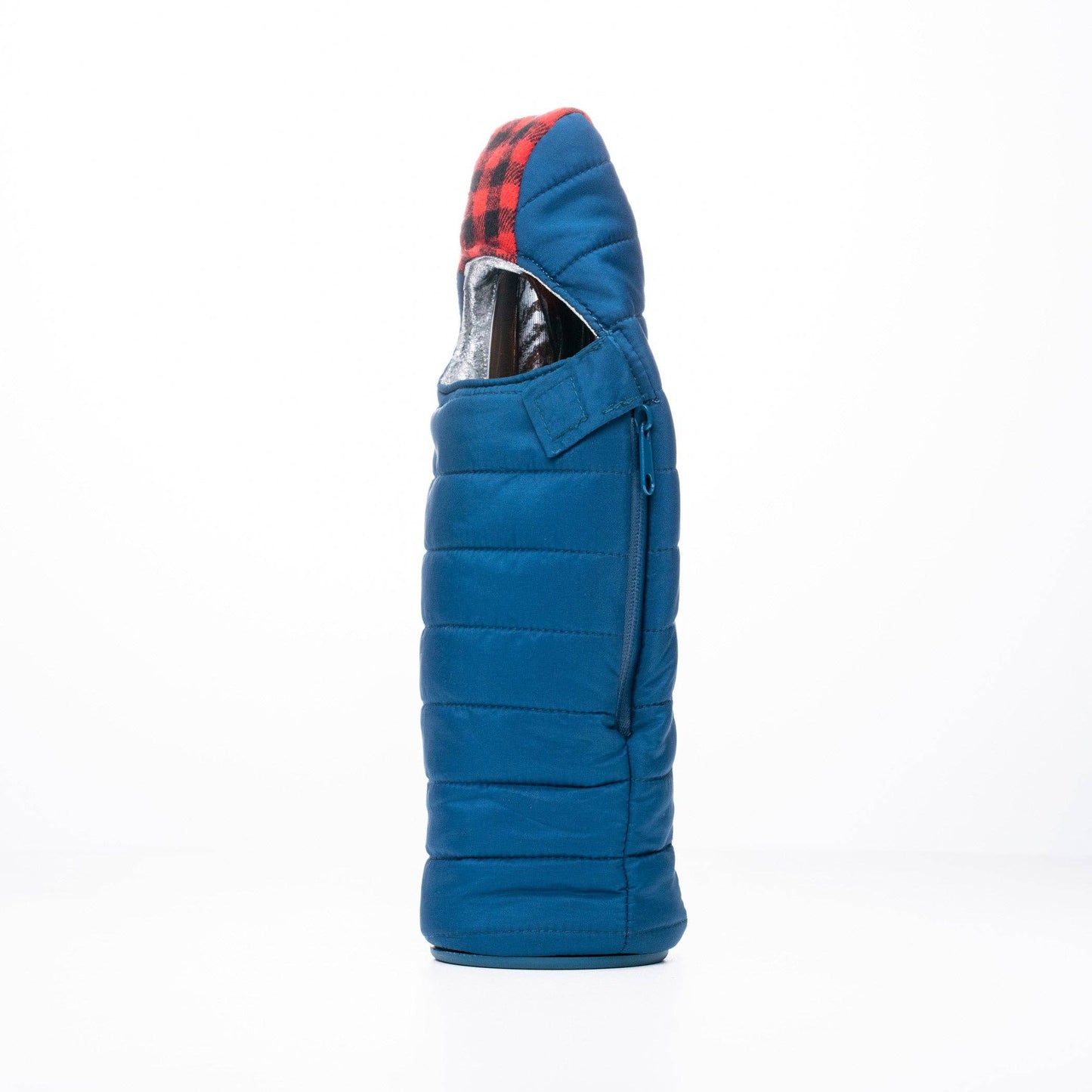 Sleeping Bag Drink Koozie  - Blue