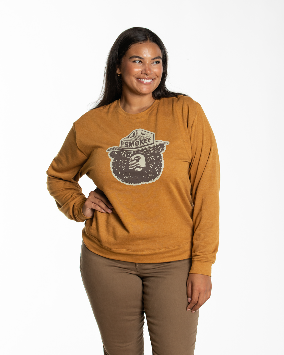 Smokey Logo Crewneck Sweatshirt - Bronze