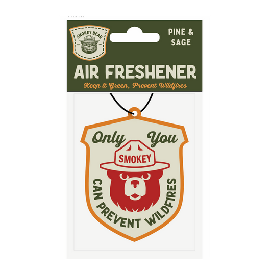Smokey Bear Air Freshener - Pine & Sage