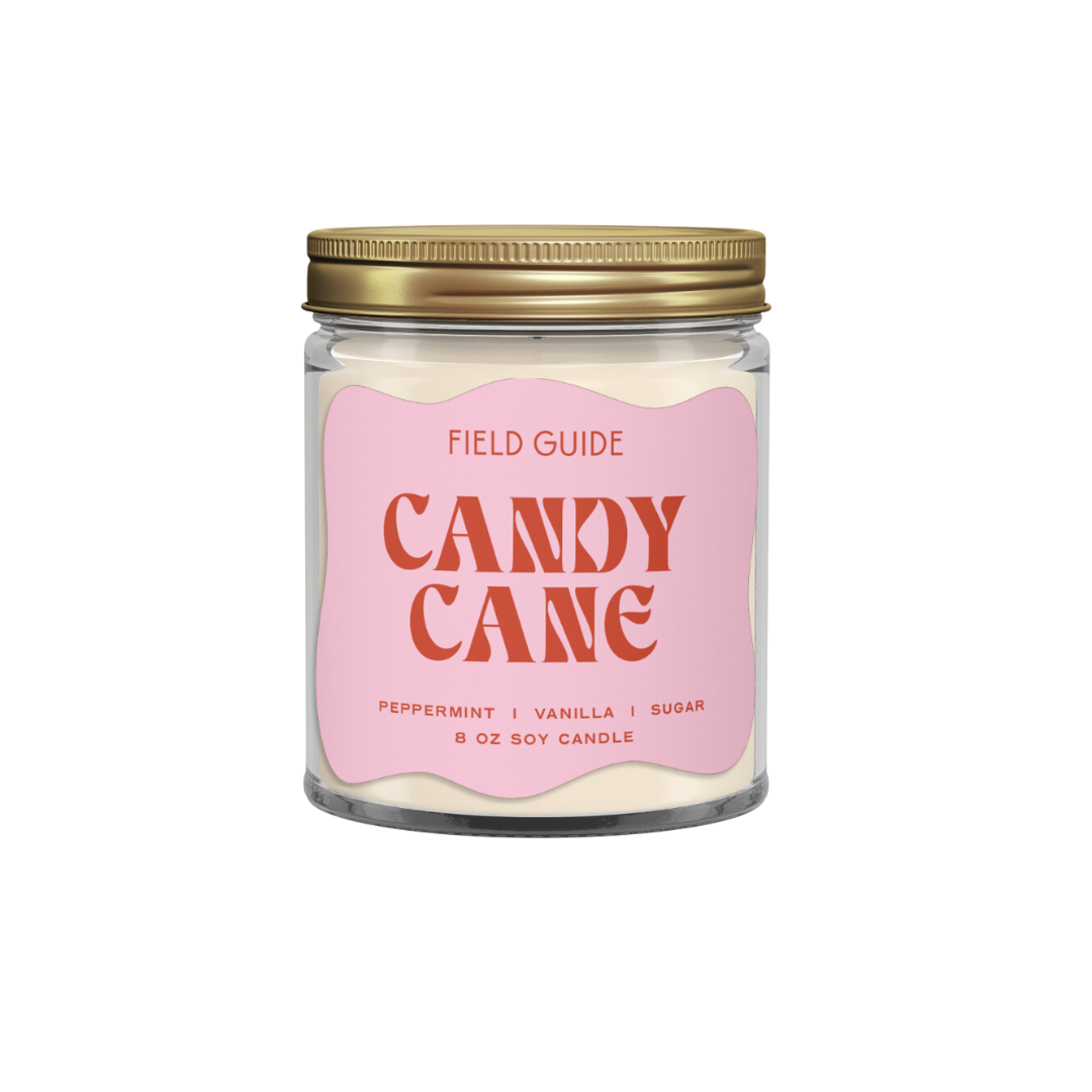 Candy Cane Soy Candle