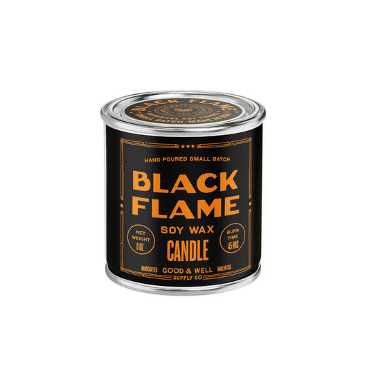 Black Flame Candle