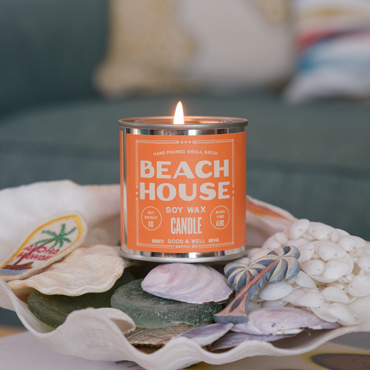 Beach House Happy Place Candle