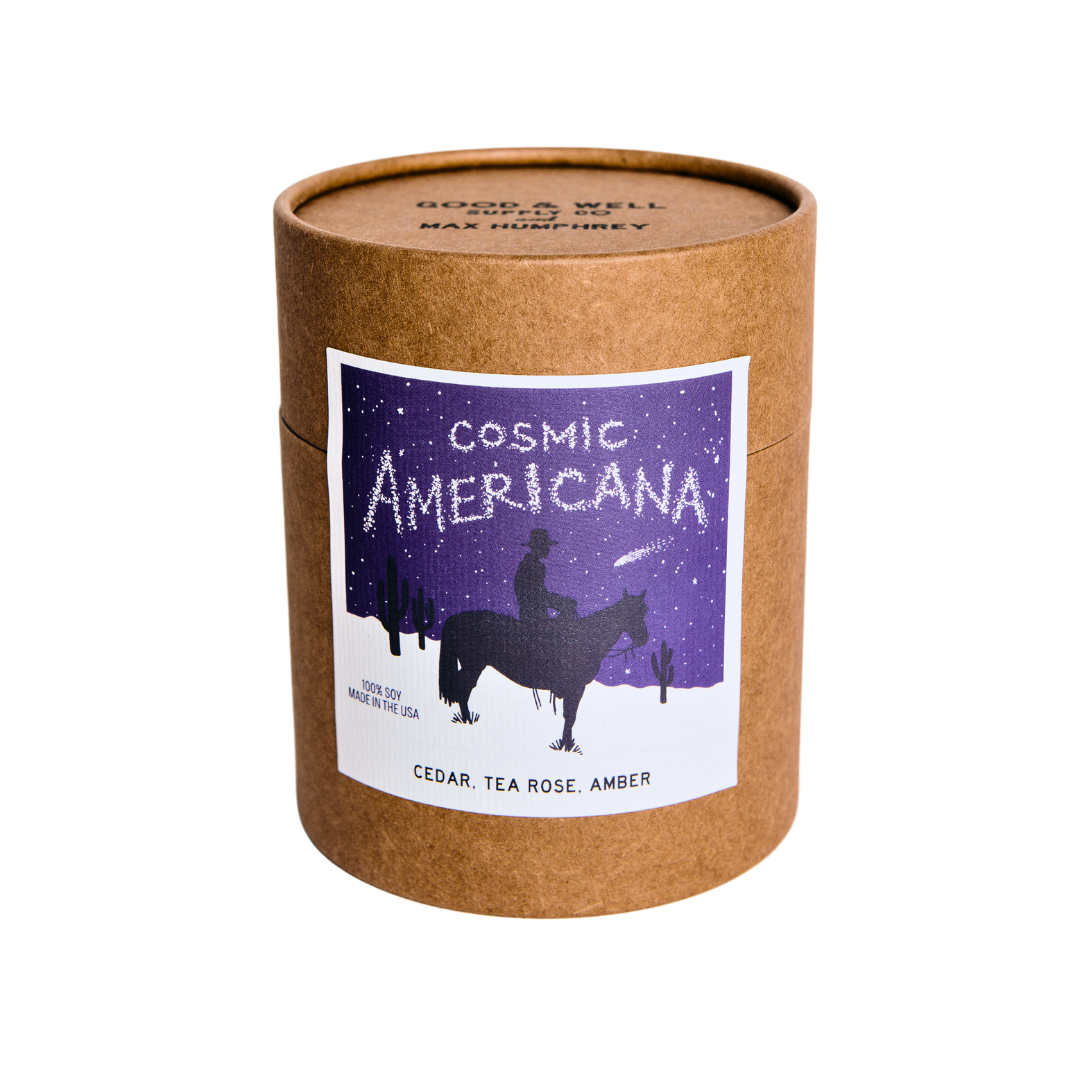 Cosmic Americana Wild West Candle