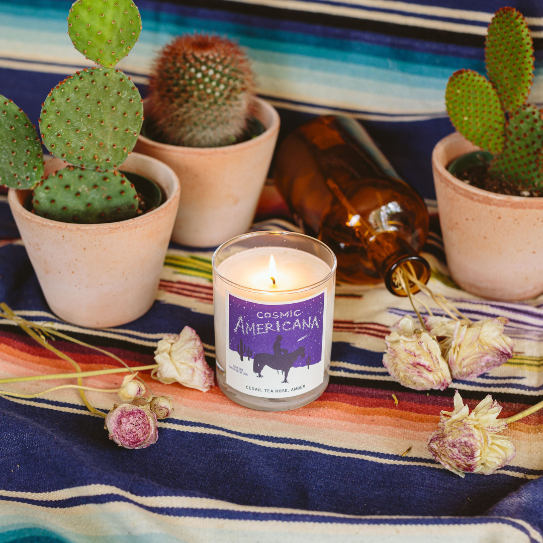 Cosmic Americana Wild West Candle