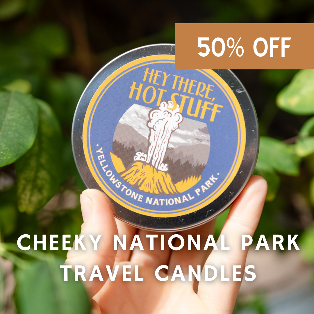 National Park Cheeky Travel Candles - DISCONTINUED SALE