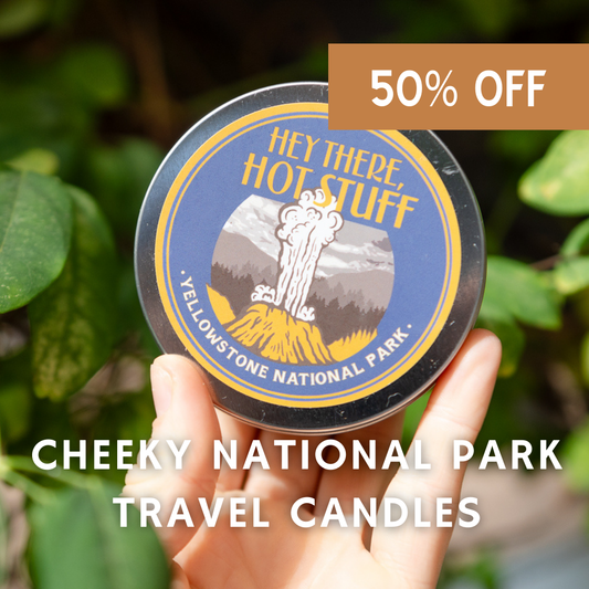 National Park Cheeky Travel Candles - DISCONTINUED SALE