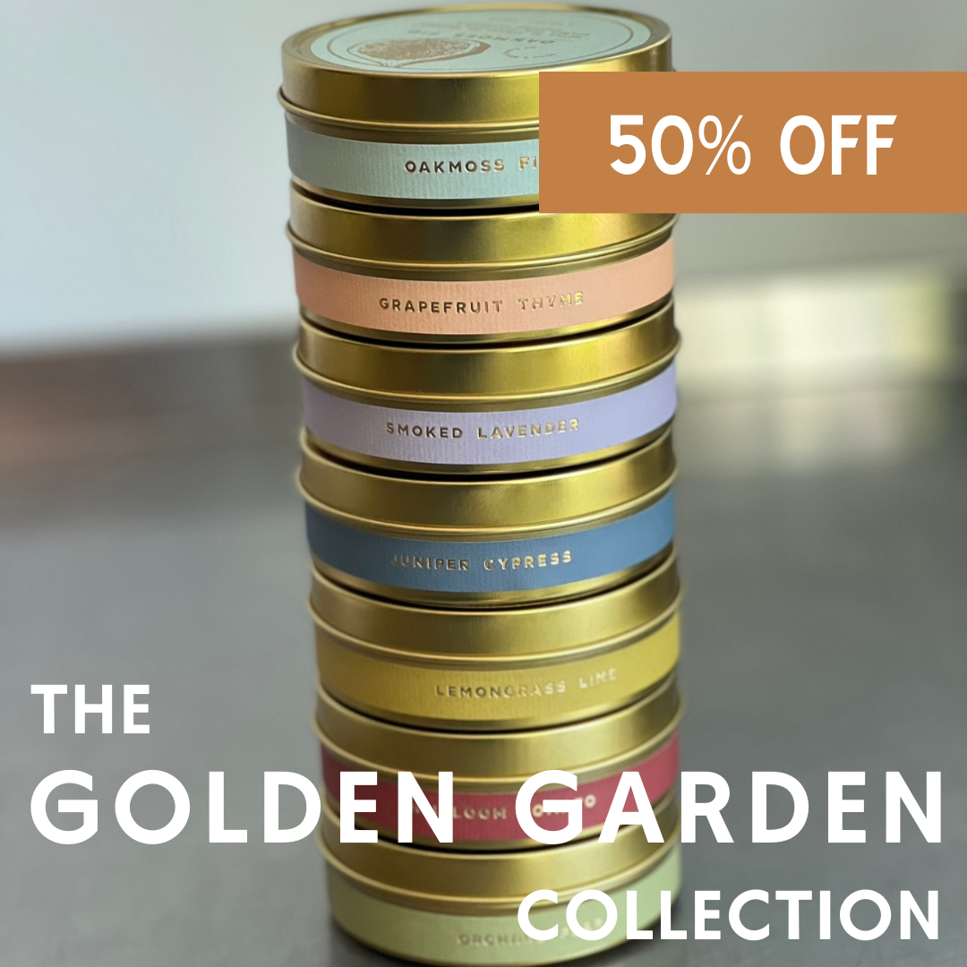 Golden Gardens Candles - IMPERFECT SALE