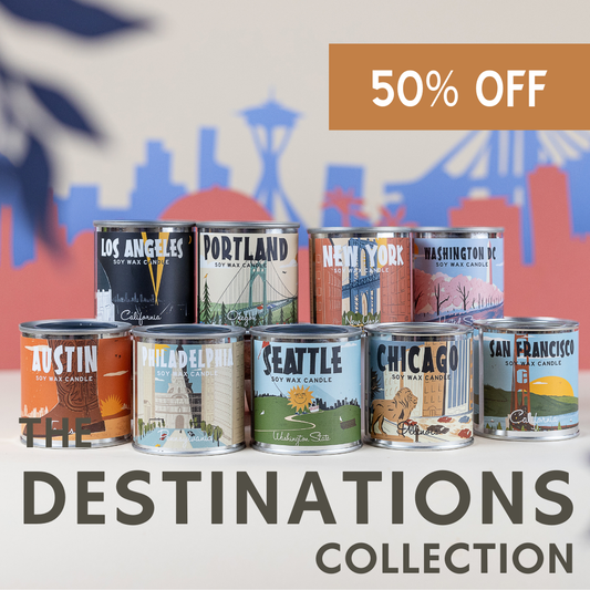 Destinations Candles - IMPERFECT SALE