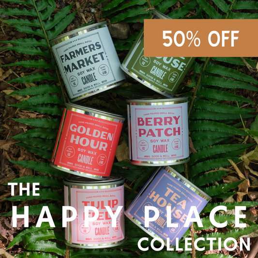 Happy Place Candles - IMPERFECT SALE